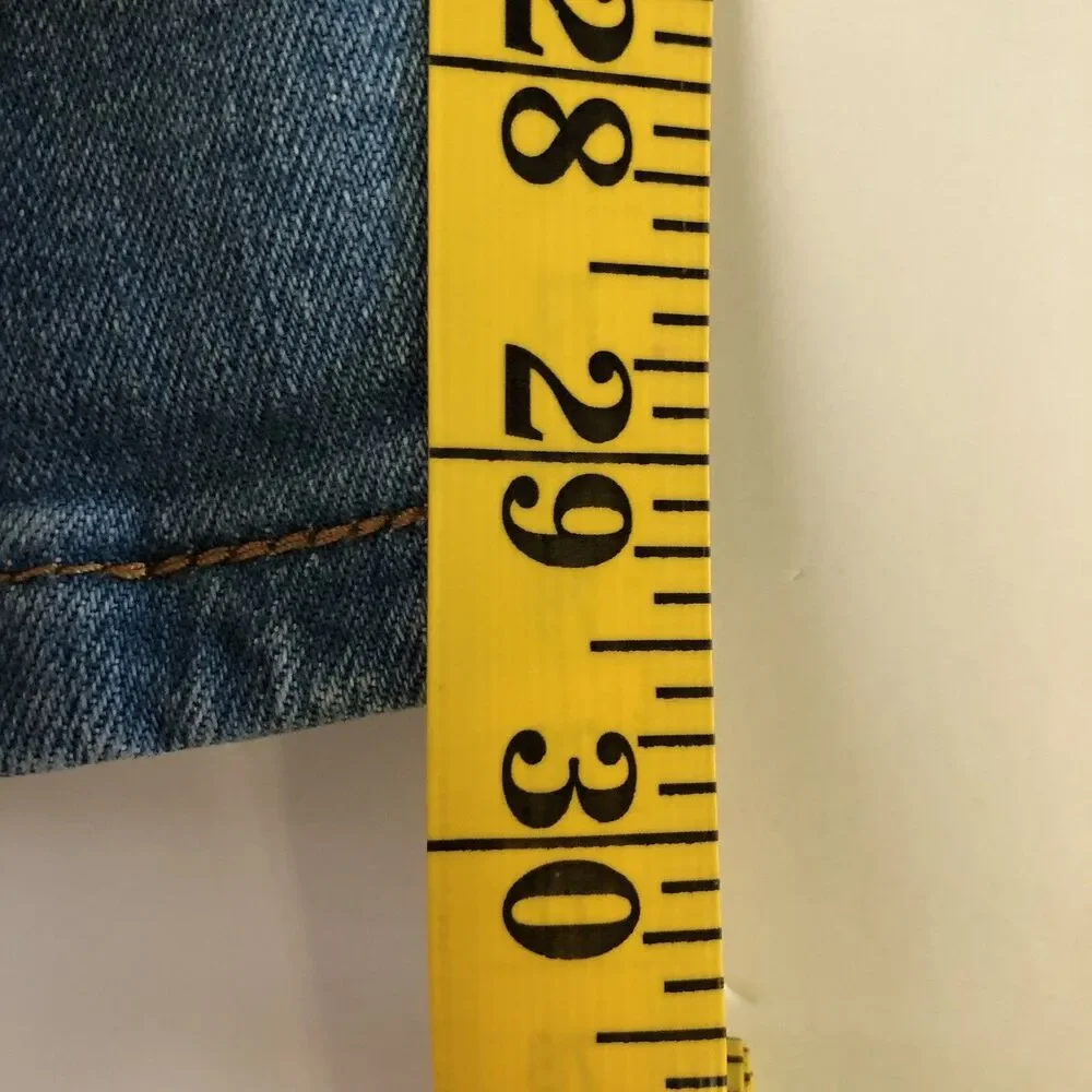 Levis 514 Men 36x29.5 Straight Leg Flex Denim Jeans Medium Light Wash 00514-1286